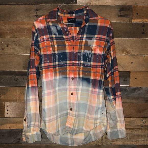 J. Crew Other - Adult size dip dyed flannel flannel